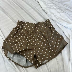 Polka Dot Brown Women's Shorts